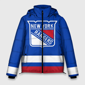 Мужская зимняя куртка 3D с принтом Нью-Йорк Рейнджерс НХЛ в Рязани, верх — 100% полиэстер; подкладка — 100% полиэстер; утеплитель — 100% полиэстер | длина ниже бедра, свободный силуэт Оверсайз. Есть воротник-стойка, отстегивающийся капюшон и ветрозащитная планка. 

Боковые карманы с листочкой на кнопках и внутренний карман на молнии. | hockey | new york | new york rangers | nhl | rangers | usa | нхл | нью йорк | нью йорк рейнджерс | рейнджерс | спорт | сша | хоккей | шайба