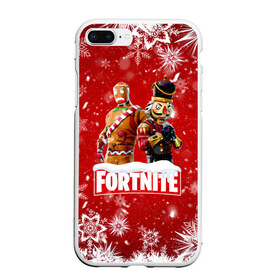 Чехол для iPhone 7Plus/8 Plus матовый с принтом Новогодний Fortnite в Рязани, Силикон | Область печати: задняя сторона чехла, без боковых панелей | 2020 | christmas | fortnite | fortnite 2 | fortnite chapter 2 | fortnite2 | fortnite: chapter 2 | new year | snow | winter | игры | новогодний | новый год | фортнайт | фортнайт 2