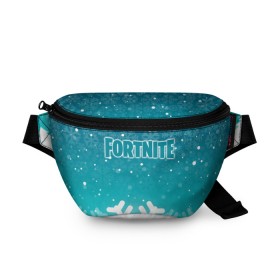 Поясная сумка 3D с принтом Fortnite Новогодний в Рязани, 100% полиэстер | плотная ткань, ремень с регулируемой длиной, внутри несколько карманов для мелочей, основное отделение и карман с обратной стороны сумки застегиваются на молнию | 