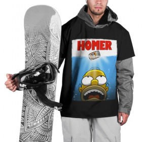 Накидка на куртку 3D с принтом Homer в Рязани, 100% полиэстер |  | bart | beer | family | homer | jaws | lisa | maggie | marge | shark | simpson | simpsons | thesimpsons | акула | барт | гомер | лиза | мардж | мегги | семья | симпсоны | челюсти