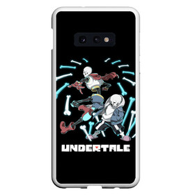 Чехол для Samsung S10E с принтом UNDERTALE в Рязани, Силикон | Область печати: задняя сторона чехла, без боковых панелей | sans | undertale | андертале | андертейл | игра | подземная история | подземная сказка | санс | ундертале | фриск | чара