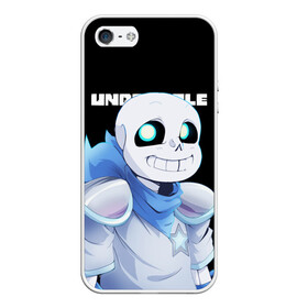 Чехол для iPhone 5/5S матовый с принтом UNDERTALE в Рязани, Силикон | Область печати: задняя сторона чехла, без боковых панелей | Тематика изображения на принте: chara | frisk | sans | undertale | андертале | андертейл | игра | подземная история | подземная сказка | санс | ундертале | фриск | чара