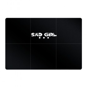 Магнитный плакат 3Х2 с принтом SAD GIRL в Рязани, Полимерный материал с магнитным слоем | 6 деталей размером 9*9 см | Тематика изображения на принте: 