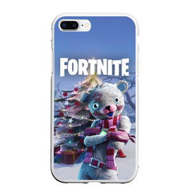 Чехол для iPhone 7Plus/8 Plus матовый с принтом Fortnite Новогодний в Рязани, Силикон | Область печати: задняя сторона чехла, без боковых панелей | christmas | epic games | fortnite | игры | новый год | рождество | фортнайт