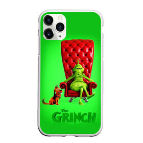 Чехол для iPhone 11 Pro Max матовый с принтом The Grinch в Рязани, Силикон |  | christmas | claus | grinch stole | how the | jingle | merry | santa | гринч | гуманоид | диккенс | ктоград | олени | рождество | снежинки | чарльз