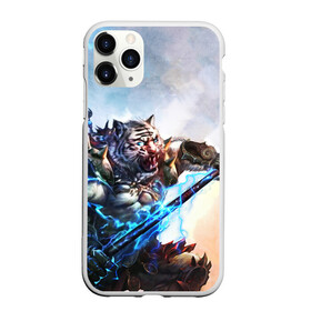 Чехол для iPhone 11 Pro матовый с принтом Warrior Zoomorph в Рязани, Силикон |  | mmorpg | perfect world | pw | амфибии | воин | древние | друид | жнец | жрец | зооморфы | идеальный мир | лучник | люди | маг | оборотень | паладин | пв | сиды | страж | стрелок | тени | шаман