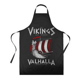 Фартук 3D с принтом Vikings Valhalla в Рязани, 100% полиэстер | общий размер — 65 х 85 см, ширина нагрудника — 26 см, горловина — 53 см, длина завязок — 54 см, общий обхват в поясе — 173 см. Принт на завязках и на горловине наносится с двух сторон, на основной части фартука — только с внешней стороны | floki | history | ivar | lagertha | ragnar lothbrok | rollo | the boneless | бескостный | викинги | ивар | история | лагерта | рагнар лодброк | ролло | флоки