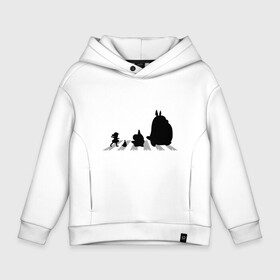 Детское худи Oversize хлопок с принтом Totoro Beatles в Рязани, френч-терри — 70% хлопок, 30% полиэстер. Мягкий теплый начес внутри —100% хлопок | боковые карманы, эластичные манжеты и нижняя кромка, капюшон на магнитной кнопке | abbey road | beatles | forest | friend | ghibli | japan | keeper | miyazaki | music | nature | neigbor | neighbo | rock | totoro | анимация | аниме | битлз | гибли | друг | животные | лес | любовь | милый | мир | миядзаки | музыка | мульт | мультфильм | п