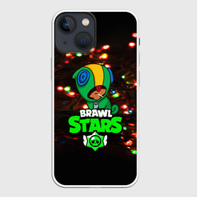 Чехол для iPhone 13 mini с принтом BRAWL STARS НОВОГОДНИЙ в Рязани,  |  | 2020 | android | brawl stars | crow | games | leon | mobile game | stars | бравл старс | ворон | игры | леон | мобильные игры