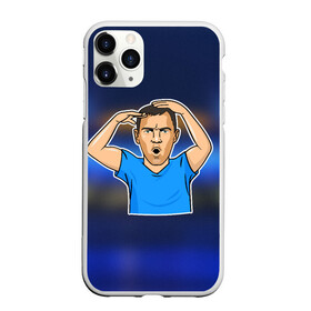 Чехол для iPhone 11 Pro матовый с принтом Дзюба FCZP Edition в Рязани, Силикон |  | champions league | euro | russia | zenit | дзюба | евро | зенит | лига чемпионов