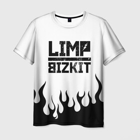 Мужская футболка 3D с принтом Limp Bizkit  в Рязани, 100% полиэфир | прямой крой, круглый вырез горловины, длина до линии бедер | bizkit | limp | limp bizkit | music | rock | бизкиты | лимп бизкит | лимпы | липкие письки | музыка | рок