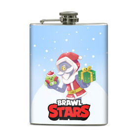 Фляга с принтом Brawl Stars. Christmas Barley в Рязани, металлический корпус | емкость 0,22 л, размер 125 х 94 мм. Виниловая наклейка запечатывается полностью | bo | brawl | brock | bull | colt | dynamike | elprimo | jessie | leon | moba | nita | shelly | stars | бо | брок | булл | джесси | динамайк | кольт | леон | нита | шелли | эльпримо