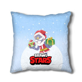 Подушка 3D с принтом Brawl Stars. Christmas Barley в Рязани, наволочка – 100% полиэстер, наполнитель – холлофайбер (легкий наполнитель, не вызывает аллергию). | состоит из подушки и наволочки. Наволочка на молнии, легко снимается для стирки | bo | brawl | brock | bull | colt | dynamike | elprimo | jessie | leon | moba | nita | shelly | stars | бо | брок | булл | джесси | динамайк | кольт | леон | нита | шелли | эльпримо