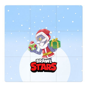 Магнитный плакат 3Х3 с принтом Brawl Stars. Christmas Barley в Рязани, Полимерный материал с магнитным слоем | 9 деталей размером 9*9 см | bo | brawl | brock | bull | colt | dynamike | elprimo | jessie | leon | moba | nita | shelly | stars | бо | брок | булл | джесси | динамайк | кольт | леон | нита | шелли | эльпримо