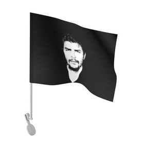 Флаг для автомобиля с принтом Че Гевара в Рязани, 100% полиэстер | Размер: 30*21 см | che | cuba | guevara | revolution | бунтарь | коммунизм | куба | революция | свобода | советский | союз | ссср | че гевара