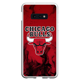 Чехол для Samsung S10E с принтом CHICAGO BULLS в Рязани, Силикон | Область печати: задняя сторона чехла, без боковых панелей | 23 | bright | bulls | chicago bulls | fire | flame | heat | jordan | light | logo | michael jordan | nba | paris saint germain | psg | red | sport | wildfire | быки | джордан | искры | лого | майкл джордан | огненный | огонь | пламя | пожар