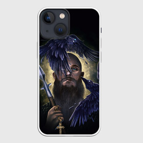 Чехол для iPhone 13 mini с принтом vikings в Рязани,  |  | ragnar | raven | travis fimmel | vikings | викинги | вороны | норвегия | рагнар лодброк | скандинавия | трэвис фиммел