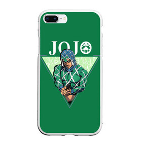 Чехол для iPhone 7Plus/8 Plus матовый с принтом JoJo Bizarre Adventure в Рязани, Силикон | Область печати: задняя сторона чехла, без боковых панелей | aureo | battle tendency | blood | crusaders | dio | giorno | giovanna | golden | jjba | jojo memes | jojos | jotaro | manga | phantom | stardust | vento aureo | wind | джо джо | манга