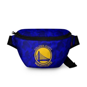 Поясная сумка 3D с принтом GOLDEN STATE WARRIORS в Рязани, 100% полиэстер | плотная ткань, ремень с регулируемой длиной, внутри несколько карманов для мелочей, основное отделение и карман с обратной стороны сумки застегиваются на молнию | golden state | golden state warriors | gsw | nba | usa | америка | голден стэйт уорриорз | гсв | нба | сша