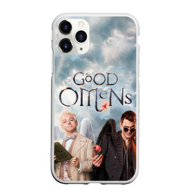 Чехол для iPhone 11 Pro матовый с принтом Good Omens в Рязани, Силикон |  | aziraphale | crowley | david | demon | good | omens | pratchett | tennant | terry | азирафаэль | ангел | благие | демон | дэвид | знамения | кроули | майкл шин | пратчетт | теннант | терри