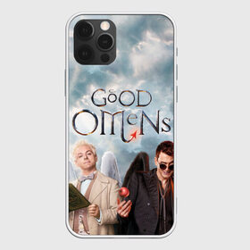 Чехол для iPhone 12 Pro Max с принтом Good Omens в Рязани, Силикон |  | aziraphale | crowley | david | demon | good | omens | pratchett | tennant | terry | азирафаэль | ангел | благие | демон | дэвид | знамения | кроули | майкл шин | пратчетт | теннант | терри