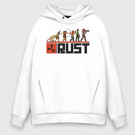 Мужское худи Oversize хлопок с принтом Evolution Rust в Рязани, френч-терри — 70% хлопок, 30% полиэстер. Мягкий теплый начес внутри —100% хлопок | боковые карманы, эластичные манжеты и нижняя кромка, капюшон на магнитной кнопке | multiplayer | rpg | rust | выживание | игра rust | игра раст | игры | многопользовательская игра | мультиплеер | раст | рпг | симулятор | симулятора выживания