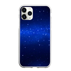 Чехол для iPhone 11 Pro Max матовый с принтом BLUE STARRY SKY в Рязани, Силикон |  | 2020 | blue | color | pantone | звезды | классический синий | космос | мода | небо | пантоне | синий | синий цвет