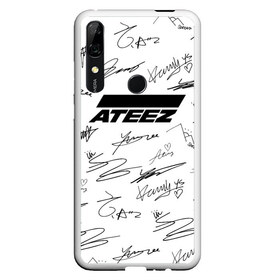 Чехол для Honor P Smart Z с принтом ATEEZ АВТОГРАФЫ в Рязани, Силикон | Область печати: задняя сторона чехла, без боковых панелей | ateez | kpop | ёсан | минки | сан | сонхва | уён | хонджун | чонхо | эйтиз | юнхо