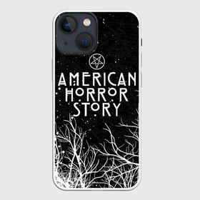 Чехол для iPhone 13 mini с принтом AHS | AMERICAN HORROR STORY в Рязани,  |  | ahs | american horror story | normal people scare me | американская история ужасов | нормальные люди пугают меня | сериал