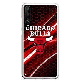 Чехол для Honor P30 с принтом CHICAGO BULLS в Рязани, Силикон | Область печати: задняя сторона чехла, без боковых панелей | Тематика изображения на принте: bulls | chicago | chicago bulls | nba | red bulls | usa | америка | быки | нба | сша | чикаго буллс