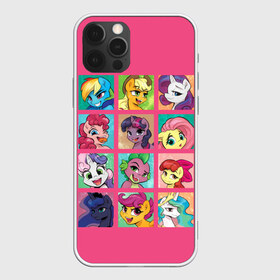 Чехол для iPhone 12 Pro Max с принтом My little pony в Рязани, Силикон |  | applejack | little | magic | mlp | my | pinkie pie | pony | rainbow dash | rarity | sto luchshih detskih printov | twilight | дракон | дружба | единорог | искорка | пони | селестия | спайк | сумеречная | это чудо