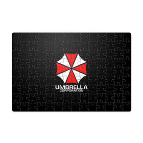 Пазл магнитный 126 элементов с принтом UMBRELLA CORP | АМБРЕЛЛА КОРП в Рязани, полимерный материал с магнитным слоем | 126 деталей, размер изделия —  180*270 мм | ada wong | biohazard | leon | nemesis | project resistance | raccoon city | re | re3 | resident evil | resident evil 3 | rpd | stars | umbrella | ада вонг | амбрелла | немезис | ужасы