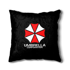 Подушка 3D с принтом UMBRELLA CORP | АМБРЕЛЛА КОРП в Рязани, наволочка – 100% полиэстер, наполнитель – холлофайбер (легкий наполнитель, не вызывает аллергию). | состоит из подушки и наволочки. Наволочка на молнии, легко снимается для стирки | Тематика изображения на принте: ada wong | biohazard | leon | nemesis | project resistance | raccoon city | re | re3 | resident evil | resident evil 3 | rpd | stars | umbrella | ада вонг | амбрелла | немезис | ужасы