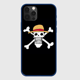 Чехол для iPhone 12 Pro с принтом вытянутый череп One Piece в Рязани, силикон | область печати: задняя сторона чехла, без боковых панелей | lucy | luffy monkey | mugiwara | one piece | straw hat | большой куш | ван пис | луффи | одним куском