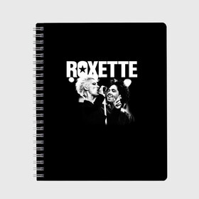 Тетрадь с принтом Roxette в Рязани, 100% бумага | 48 листов, плотность листов — 60 г/м2, плотность картонной обложки — 250 г/м2. Листы скреплены сбоку удобной пружинной спиралью. Уголки страниц и обложки скругленные. Цвет линий — светло-серый
 | pop | rock | roxette | мари фредрикссон | пер гессле | поп | поп рок. евро поп | рок | роксет | роксэт