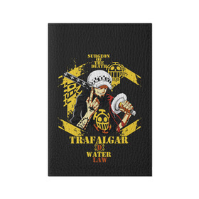 Обложка для паспорта матовая кожа с принтом One Piece Trafalgar Water в Рязани, натуральная матовая кожа | размер 19,3 х 13,7 см; прозрачные пластиковые крепления | anime | kaido | luffy | manga | one piece | theory | zoro | большой куш | ван | луффи | манга | манки д | мульт | пираты | пис | рыжий | сёнэн | сериал | шанкс