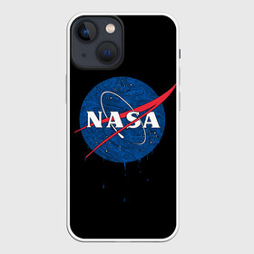 Чехол для iPhone 13 mini с принтом NASA Краски в Рязани,  |  | Тематика изображения на принте: mars | nasa | paint | space | stars | x | брызги | галактика | звезда | звезды | илон | капли | капля | космос | краски | марс | маск | наса | потеки | пятна | пятно | разводы | цвет | цвета