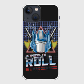 Чехол для iPhone 13 mini с принтом Трансформеры Roll в Рязани,  |  | bumblebee | transformers | автоботы | бамблби | мегатрон | оптимус прайм | роботы | трансформеры