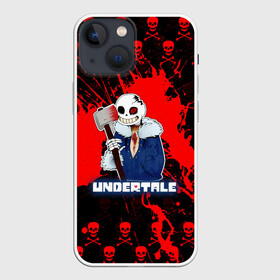 Чехол для iPhone 13 mini с принтом UNDERTALE. в Рязани,  |  | asriel dreemurr | chara | frisk | sans | undertale | азриэль дримурр | андертейл | андрайн | гастер | меттатон | санс | фриск | чара