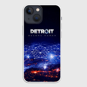 Чехол для iPhone 13 mini с принтом DETROIT:BECOME HUMAN в Рязани,  |  | action | ai | android | connor | dbhpk19 | detroit become human | game | rk 800 | rk 900 | андроиды | детектив | игра | игры | интерактивное кино | кара | коннор | логотип | маркус | роботы | фирменный стиль | экшн