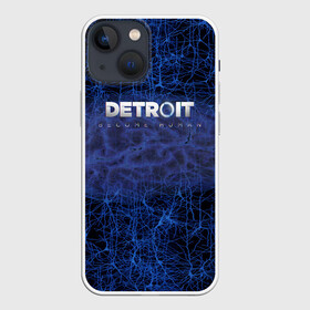 Чехол для iPhone 13 mini с принтом DETROIT:BECOME HUMAN в Рязани,  |  | action | ai | android | connor | detroit become human | game | rk 800 | rk 900 | андроиды | детектив | игра | игры | интерактивное кино | кара | коннор | логотип | маркус | роботы | фирменный стиль | экшн