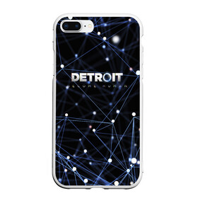 Чехол для iPhone 7Plus/8 Plus матовый с принтом DetroitBecome Human Exclusive в Рязани, Силикон | Область печати: задняя сторона чехла, без боковых панелей | action | ai | android | connor | dbhpk19 | detroit become human | game | rk 800 | rk 900 | андроиды | детектив | игра | игры | интерактивное кино | кара | коннор | логотип | маркус | роботы | фирменный стиль | экшн