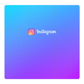 Магнитный плакат 3Х3 с принтом INSTAGRAM GRADIENT в Рязани, Полимерный материал с магнитным слоем | 9 деталей размером 9*9 см | insta | instagram | instagramm | social | видео | инста | инстаграм | инстаграмм | приложение | социальная сеть | фото