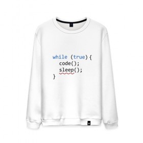 Мужской свитшот хлопок с принтом Code - sleep в Рязани, 100% хлопок |  | c | c++ | code | coder | computer | hacker | java | programm | tag | жизнь | код | кодер | программа | программист | сон | хакер | хочу спать