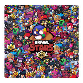 Магнитный плакат 3Х3 с принтом BRAWL STARS EL PRIMO в Рязани, Полимерный материал с магнитным слоем | 9 деталей размером 9*9 см | Тематика изображения на принте: bibi | brawl stars | brock | bull | crow | dinomike | el primo | leon | mobile game | nita | poko | ricochet | stars | tara | бравл старс | ворон | леон | мобильные игры