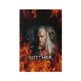 Обложка для паспорта матовая кожа с принтом THE WITCHER в Рязани, натуральная матовая кожа | размер 19,3 х 13,7 см; прозрачные пластиковые крепления | Тематика изображения на принте: geralt | netflix | the witcher | witcher | ведьмак | геральт | йенифер | нетфликс | сериал ведьмак | трисс | цири