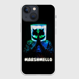 Чехол для iPhone 13 mini с принтом Marshmello в Рязани,  |  | marshmello | диджей | клуб | клубная музыка | маршмеллоу | маршмэлло | маршмэллоу | музыка | электронная