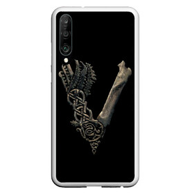 Чехол для Honor P30 с принтом Vikings (bones logo) в Рязани, Силикон | Область печати: задняя сторона чехла, без боковых панелей | Тематика изображения на принте: bones | good | skull | viking | vikings | бог | викинг | викинги | кости | скандинавы | череп | язычник