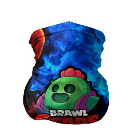 Бандана-труба 3D с принтом Brawl Stars Spike в Рязани, 100% полиэстер, ткань с особыми свойствами — Activecool | плотность 150‒180 г/м2; хорошо тянется, но сохраняет форму | bibi | brawl stars | brock | bull | crow | dinomike | el primo | leon | mobile game | nita | poko | ricochet | stars | tara | бравл старс | ворон | леон | мобильные игры