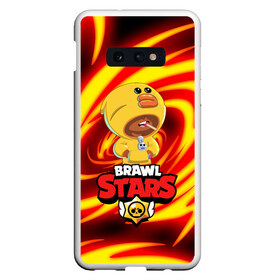 Чехол для Samsung S10E с принтом BRAWL STARS SALLY LEON ЛЕОН в Рязани, Силикон | Область печати: задняя сторона чехла, без боковых панелей | bibi | brawl stars | coach mike | crow | evil gene | gale | gene | leon | leon shark | max | mecha crow | mortis | mr.p | nani | phoenix | sally leon | sandy | spike | sprout | surge | tara | virus 8 bit | werewolf | волна | ворон | джин | л